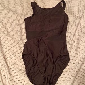 Brown miraclesuit bathing suit one piece